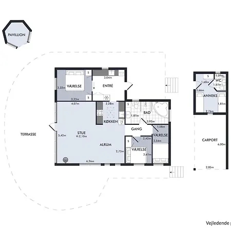 度假居 Beautiful Sea-view With Annex And Lovely Terraces Near 埃贝尔托夫特